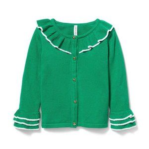 Janie and Jack Ruffle Trim Cardigan - NEW